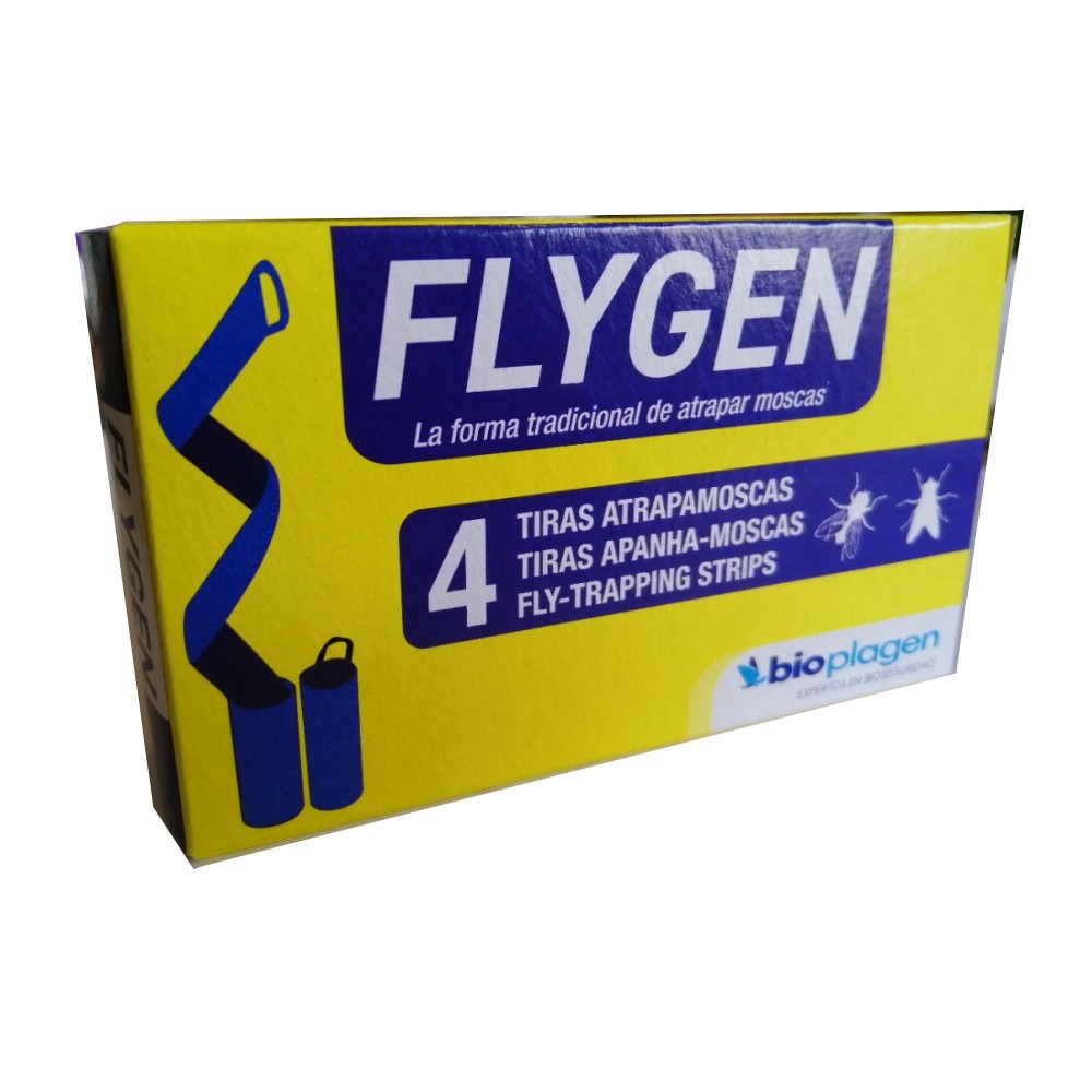 TIRAS ATRAPAMOSCAS Esctuche 4 UDS.FLYGEN  