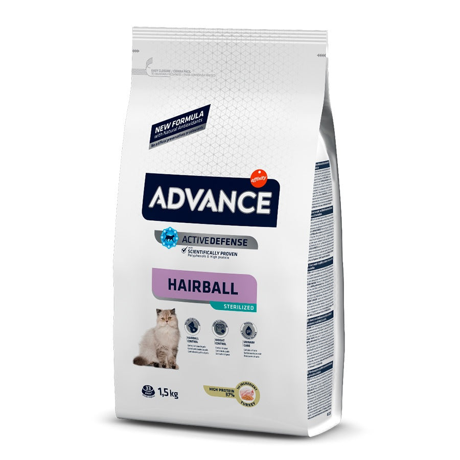 ADVANCE CAT STERILIZED HAIRBALL 3 KG 