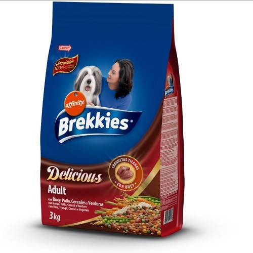 BREKKIES DELICIOUS BUEY 3 KG. 