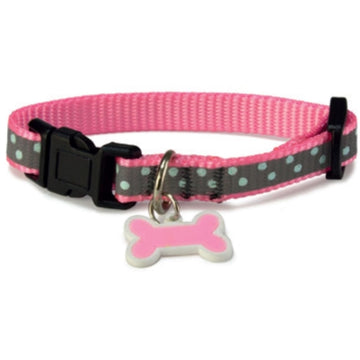 Collar Perro Reflectante Azul 1,6x25/35cm.