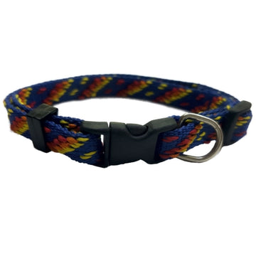 Collar Nylon 15mm 25-35cm Azteca Negro
