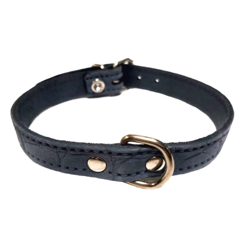 COLLAR PIEL LABRADO 20X450mm. TOSTADO