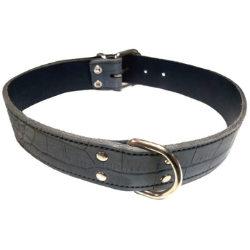 COLLAR PIEL LABRADO 40x700mm. ROJO
