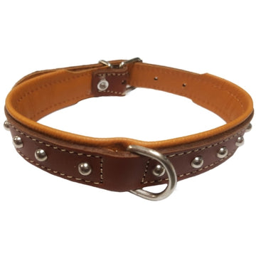 COLLAR ADORNO ESFERA 20x450 NEGRO/ROJO