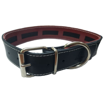 Collar Cuero Protec Rojo 40x3cm
