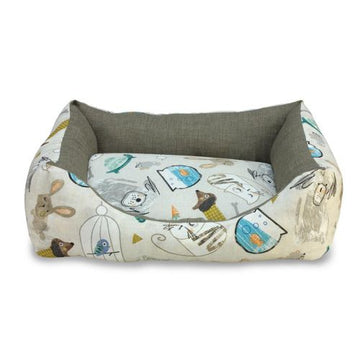 Cama Cuadrada Mascotas en Casa 70cm.