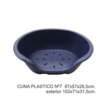 CUNA PLASTICO Nº8  102X67X31CM.