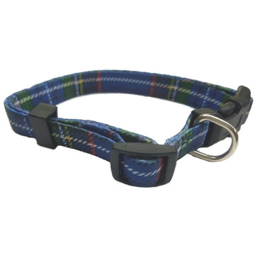 COLLAR NYLON 15 MM 25-35 CM ESCOCES AZUL 