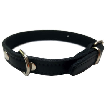 Collar Cuero Liso Rojo 50x2cm VMD
