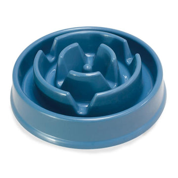 Comedero Glotones 20,5x5,8cm. Azul