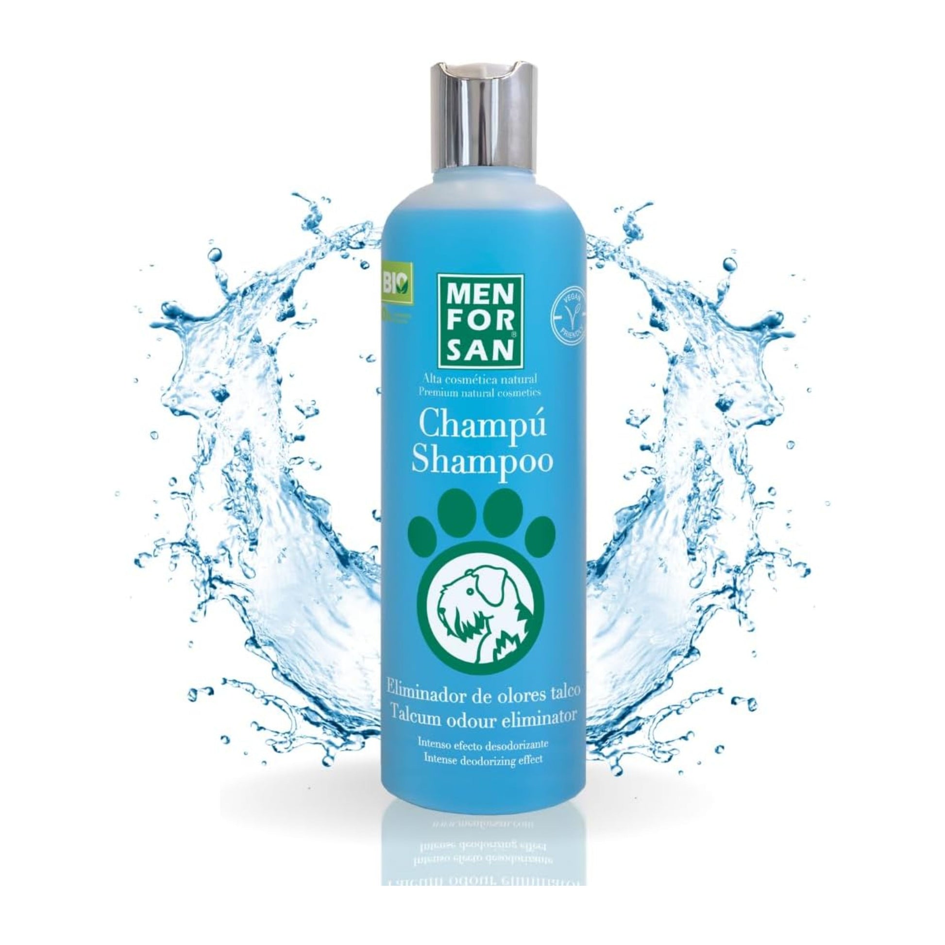 MENFORSAN CHAMPU NATURAL ELIMINADOR DE OLORES 300 ML.