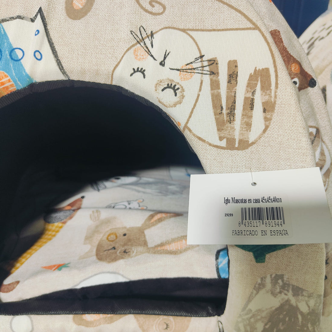 IGLU CORAZONES Y RAYAS 40cm.