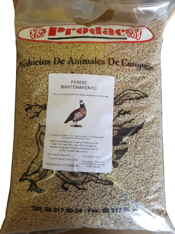 Perdices Mantenimiento 5 kg. Prodac
