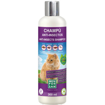 MENFORSAN CHAMPU ANTI INSECTOS 300 ML.GATOS