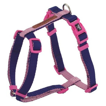 Arnes X-Trm Doble Premium Azul-Rosa 35-60cm X 1.5cm