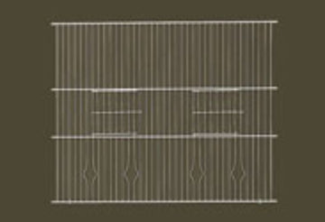 Frente 100x40 Zincado